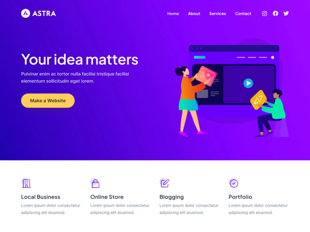 Astra wordpress themes