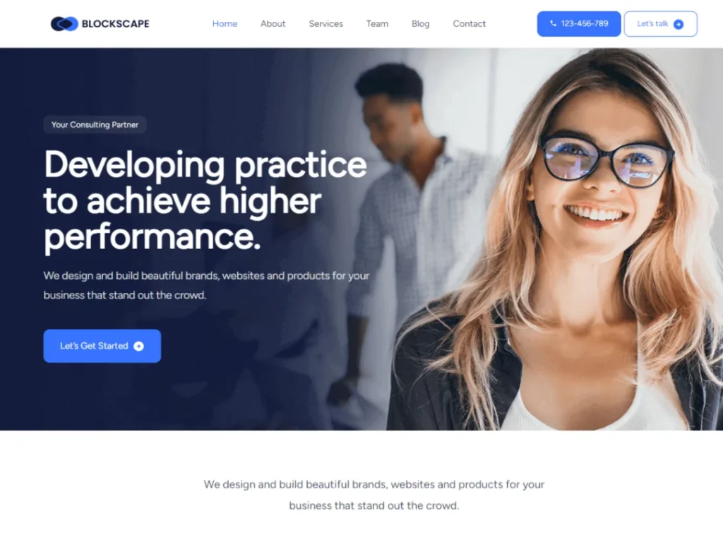 Blockscape wordpress theme