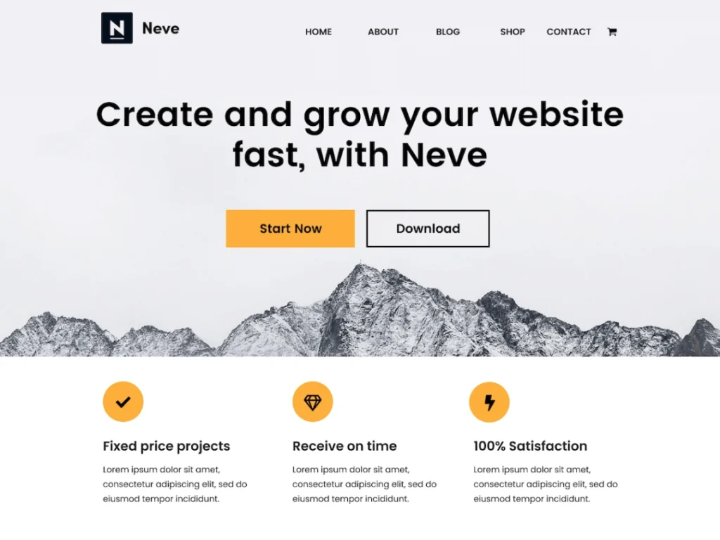 neve wordpress themes